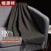 Hengyuanxiang 100% Cashmere Scarf for Women