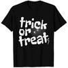 Trick Or Treat Tombstone Spider Web Halloween T-shirt