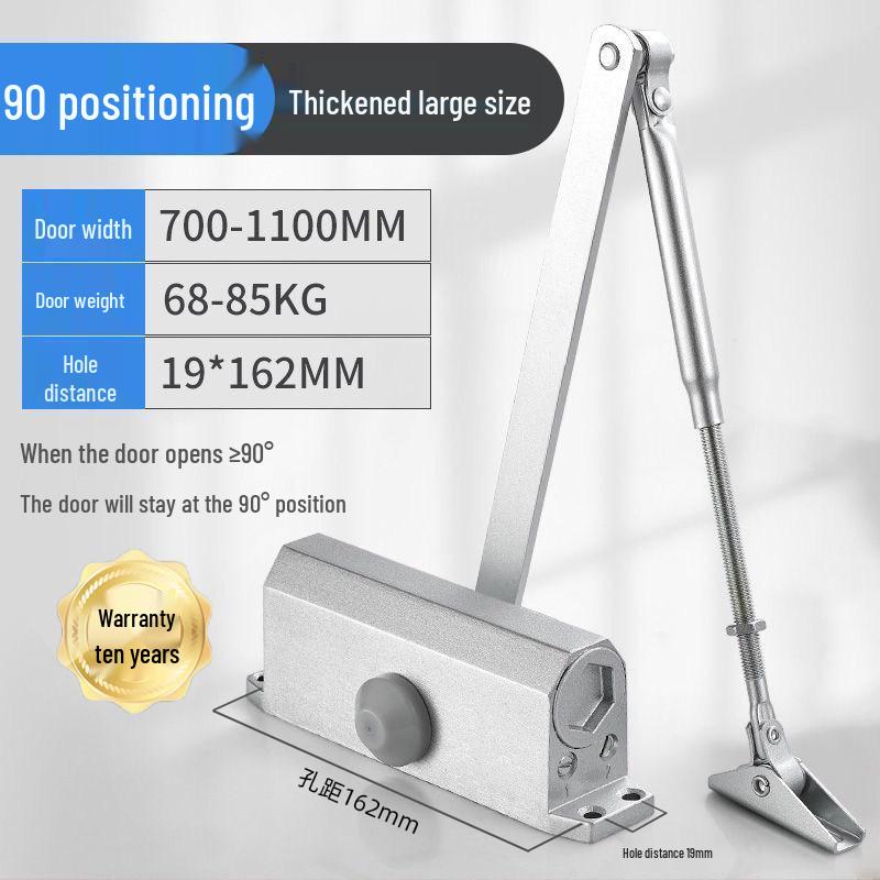 Hydraulic Silent Fire Door Closer - Push-Pull Main Door Buffer Unit