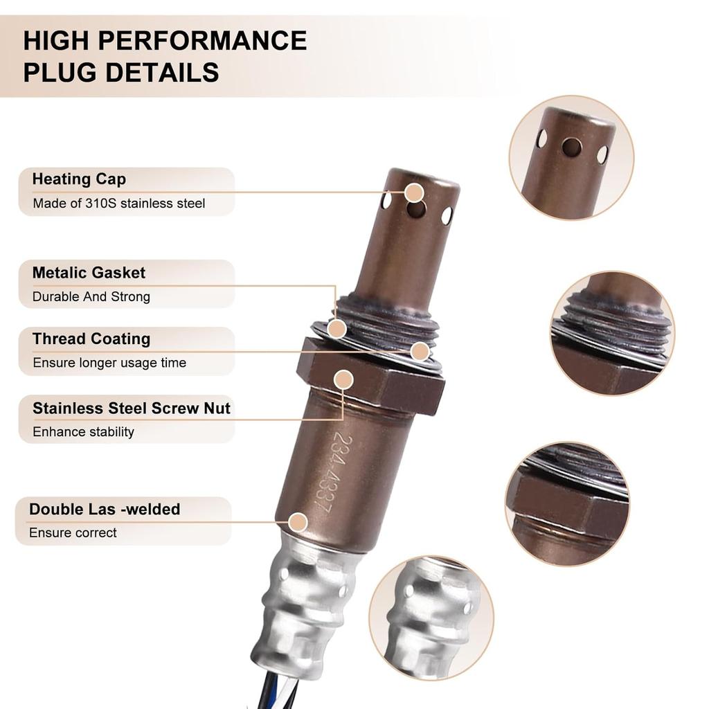 Oxygen O2 Sensor Upstream And Downstream Fits For Chevy GMC Avalanche Silverado Sierra 1500 Classic Suburban Yukon XL 1500 2500 Tahoe 4.3L 4.8L 5.3L
