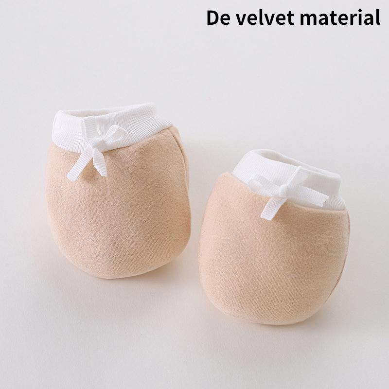 1 Çift Nefes Alabilir İnce Bebek Eldiveni Yenidoğan 0-12 Ay Bebek Yakalanma Önleyici Eldiven Yüz Koruma El Eldiveni Bebek Aksesuarları