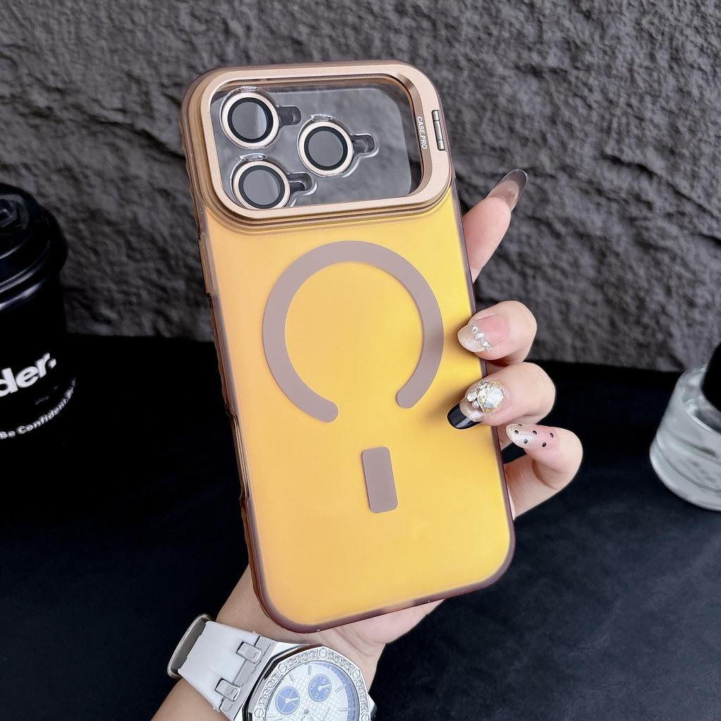 Apple Laser Magnetische Hülle: Kompatibel mit iPhone 17 Pro Max, 16 Linsenaufkleber, Ständer 15, Hautgefühl 14, Schutzhülle 13.