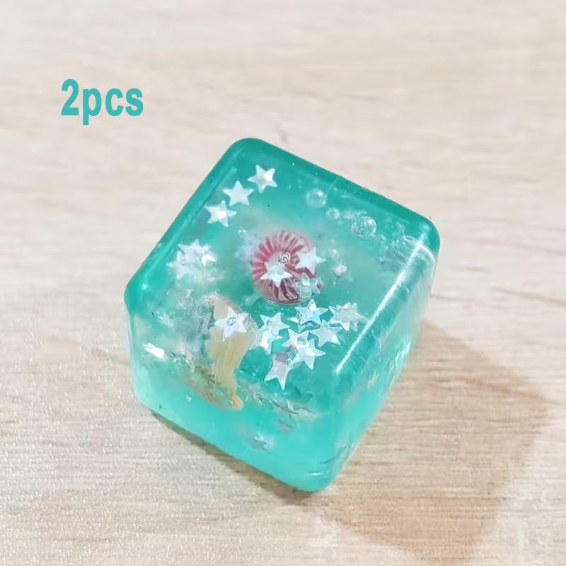 Ice block kneading music, decompression tool, ocean shell ice block high beauty decompression tool