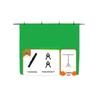 Invisible Green Screen Chroma Key Stand with Thickened Cloth for Photography and Film