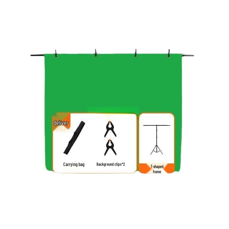 Invisible Green Screen Chroma Key Stand with Thickened Cloth for Photography and Film