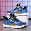 BKG Kids' Ultra-Light Non-Slip Running Shoes with Rotating Buckle - Spring/Summer Soft Sole Sports Sneakers for Boys and Girls