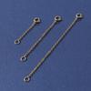 & Components Rose Gold DIY for Bracelet Necklace Jewelry Accessories Extender Safety Chain Extender