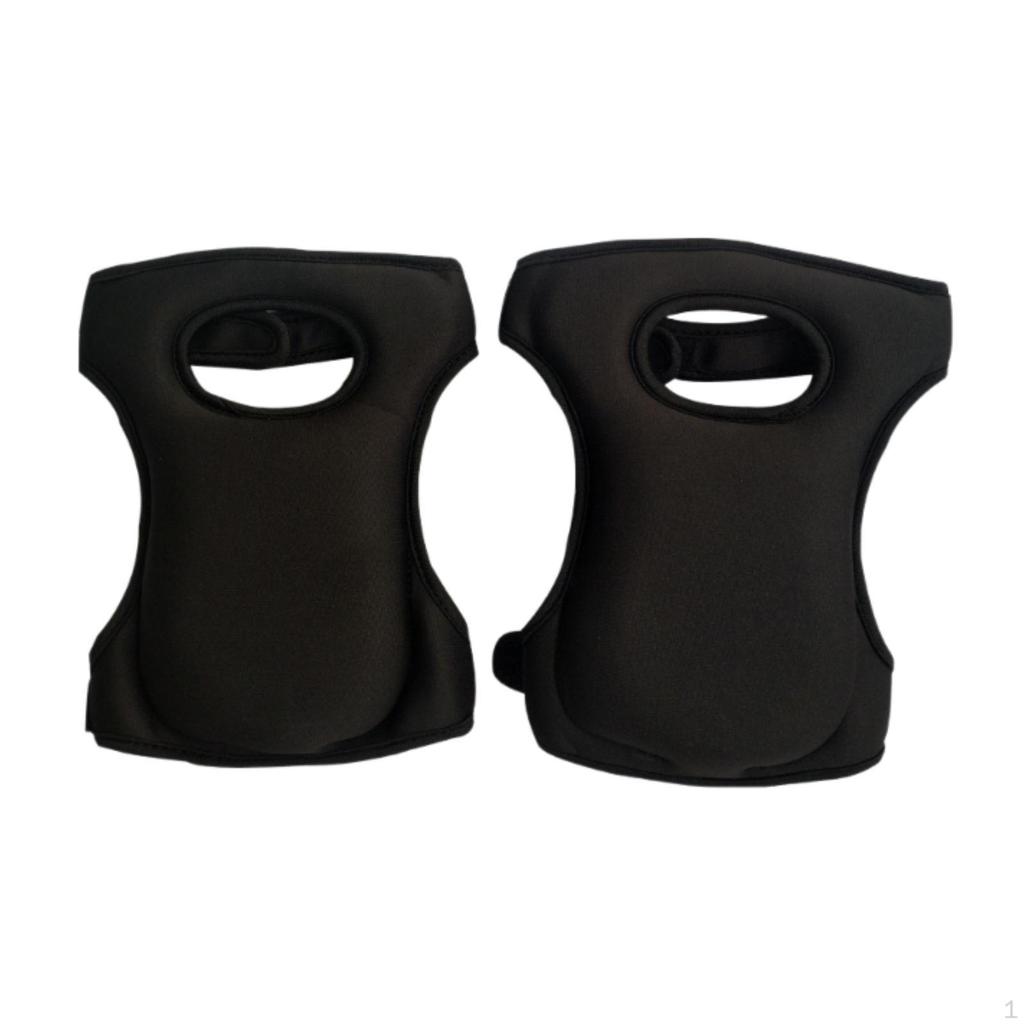 2 darab Kerti térdvédő Állítható pánt Padlózó térdvédők Védők sportolók számára