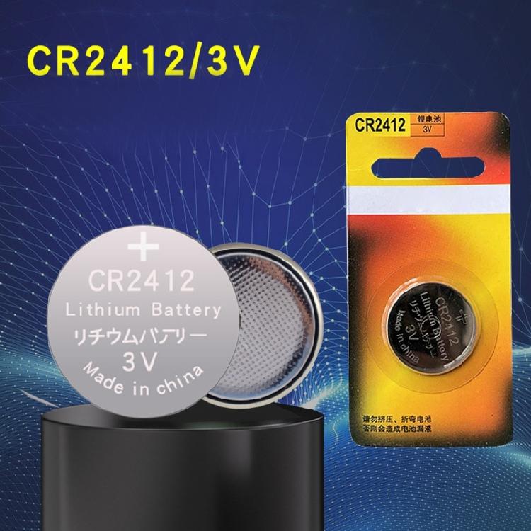 High Energy 3V CR2412 Lithium Batteries Button Cell Battery Ensures Long Shelf Life And Consistent Performances