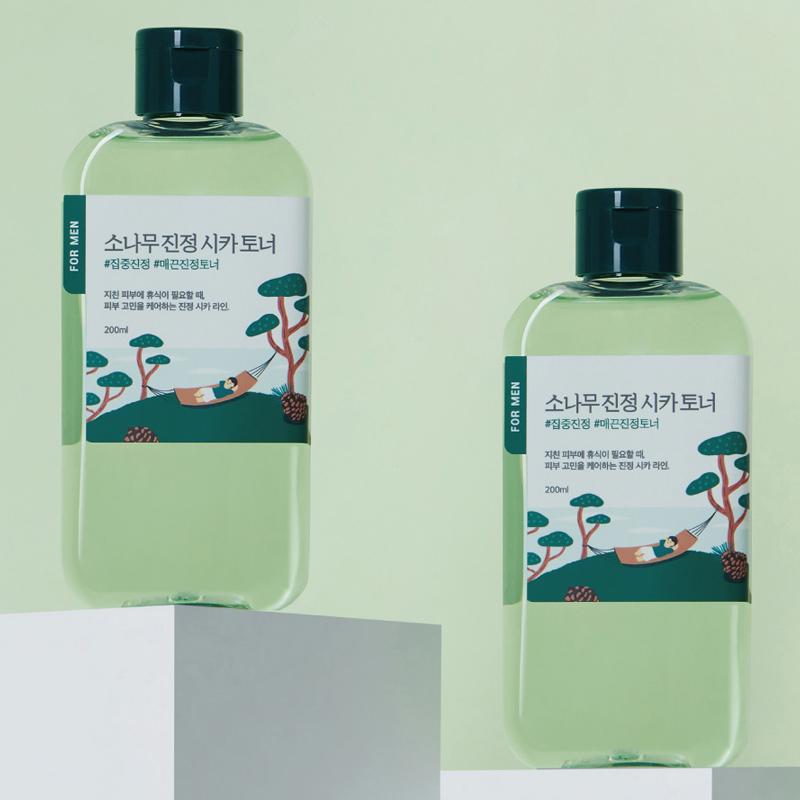 ROUND LAB For Men Pine Tree Soothing Cica Toner 200ml