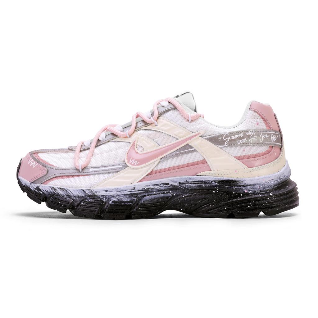 Nike Initiator Cushioning Low top Casual Running Shoes Women's Silver Pink IB4339-001(Team1790-)