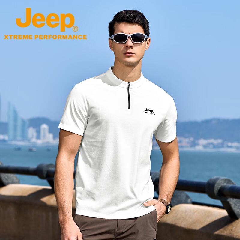 Jeep Men's Quick-Dry Outdoor Sport Round Neck T-Shirt