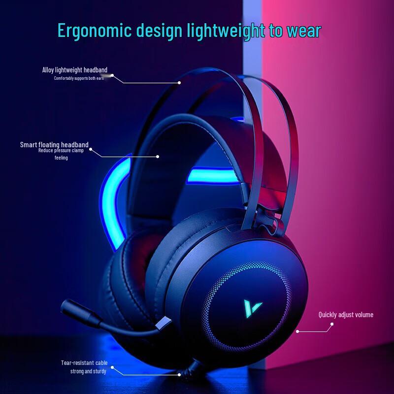 Rapoo VH160 Serie Kabelgebundenes RGB-Gaming-Headset