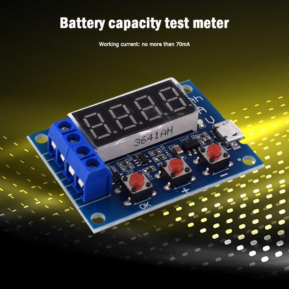 

Digital Display 18650 Lithium Lead-Acid Battery Capacity Tester Module Capacitance Diagnostic Tool Accessories China Mainland