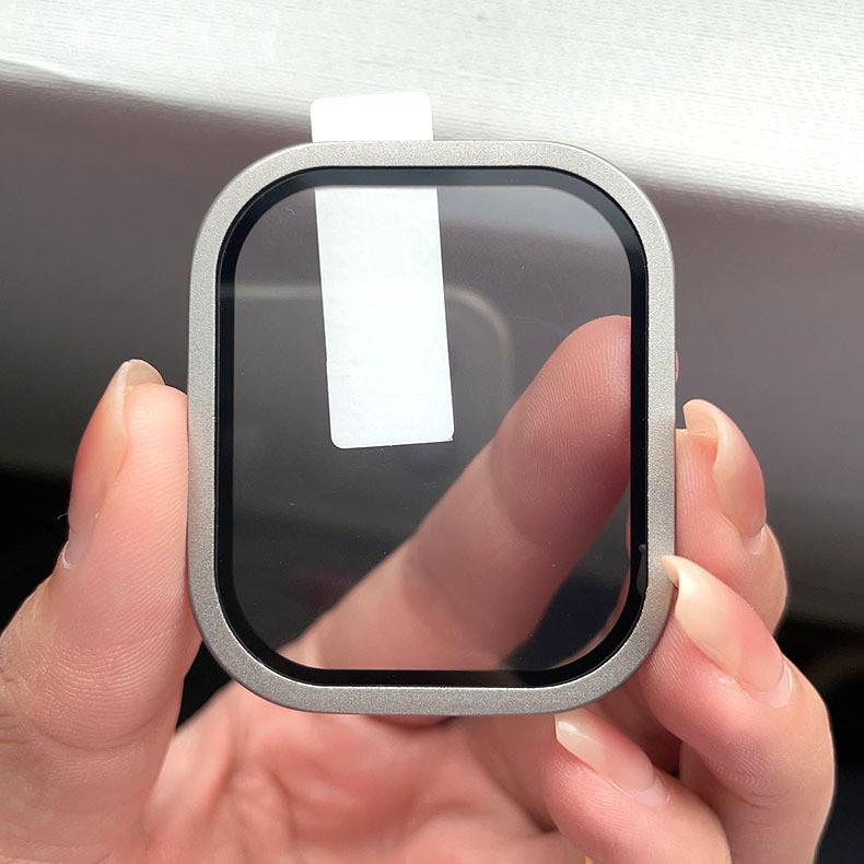 Apple Watch Ultra: 49mm Tempered Glass & Titanium Alloy Bezel Protective Film