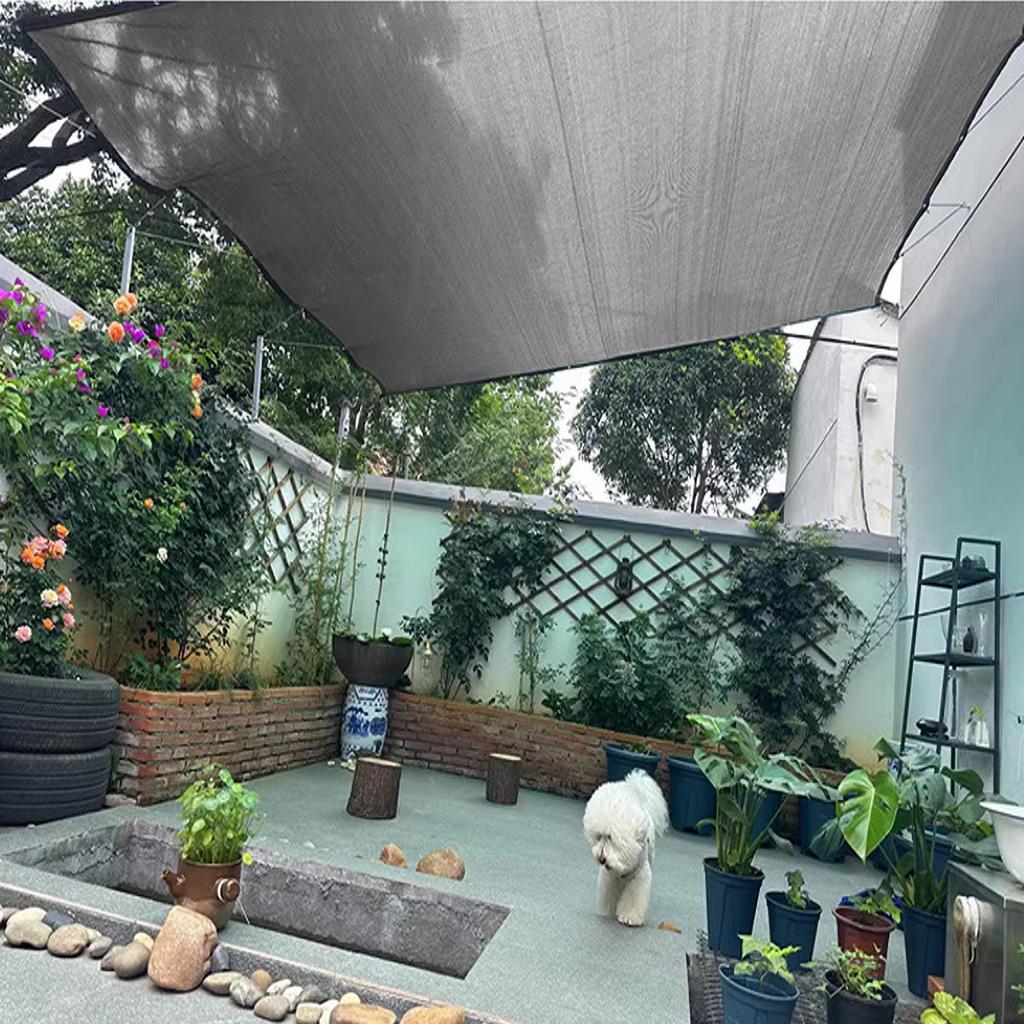 Chen Yang Xiaoten Shade Sunshade for Outdoor Agriculture and Polyethylene UV Perfect for and Sizes Include and Netting, 4M8M, Gardening, Gray,