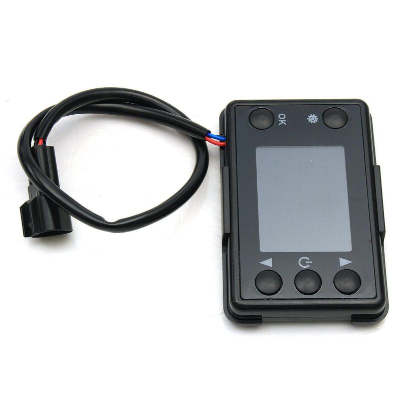 Universal 12V/24V Air Heater Parking Heater Controller Kit LCD Monitor Switch+Remote Control For Car Track Diesels Air Heater