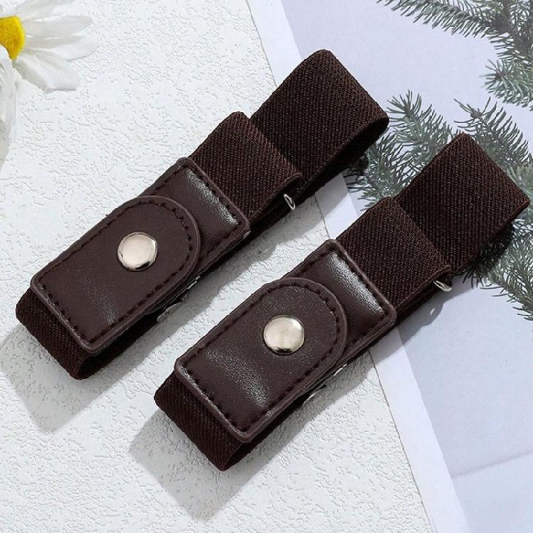 Jean Button Stretch No Sew Waist Button Waist Buckle Quick Button Elastic Belt