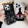 Competitive Chess Game Soft Phone Case for iPhone 15 16 17 Pro Max 17Air 16E 14 Plus 13 12 Mini Shockproof Cover Back Shell