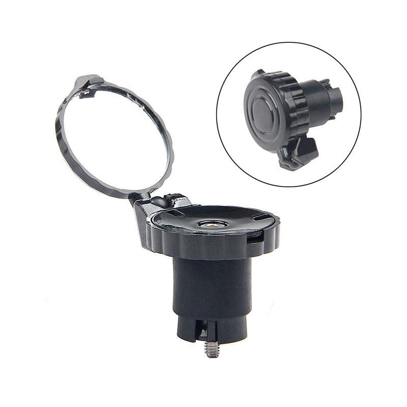 Bicycle Handlebar Rearview Mirror with Reflective Light - Folding Safety Mirror for Road Bikes