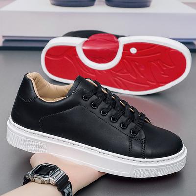 Herbst 2025 neue Herrenschuhe personalisierte weiße Schuhe Herrenmode-Trend koreanische Version flachsohlige vielseitige lässige Board-Schuhe
