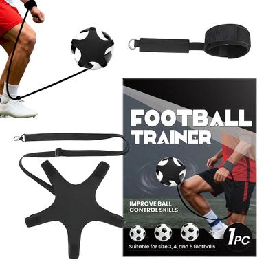 Solo Fußball Rebound Trainer Verstellbare Rückstöße Übungshilfe für Ballkontrolle & Ballannahme, Outdoor Training für Kinder und Jugendliche
