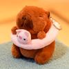 Capybara Keychain Bagpack Pendant Hanging Ornament Capibala Ornament Car Accessories Gift for Kids Guests Baby Shower Gifts