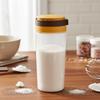 Rotatable Lid Barbecue Condiment Bottle Dustproof Scaled Seasoning Bottle Removable Plastic Kitchen Condiment Container