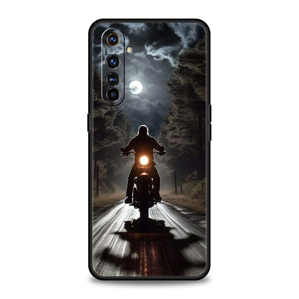 Moto Cross Motorcycle Sports Case For Realme 12 11 10 9 8 5G 7 6 GT5 GT3 GT2 Pro C21 C25 C35 For Realme GT Neo 2 3 3T 5 Cover
