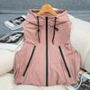 Explosionsweste Jacke Damen Sommer Stapelkleidung Kleines Tanktop Joker Ärmellose Jacke Mit Kapuze Weste Oberbekleidung Weiblich