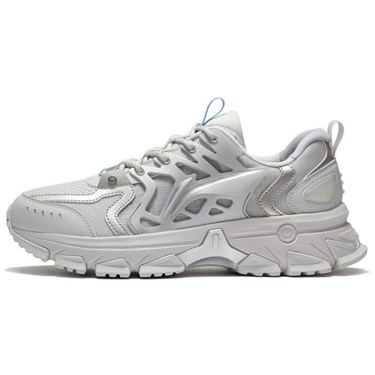 New LiNing Lingwind Lingfeng Rebound Shock Absorbers Low Top Running Shoes Men's Gray ARLS001-2