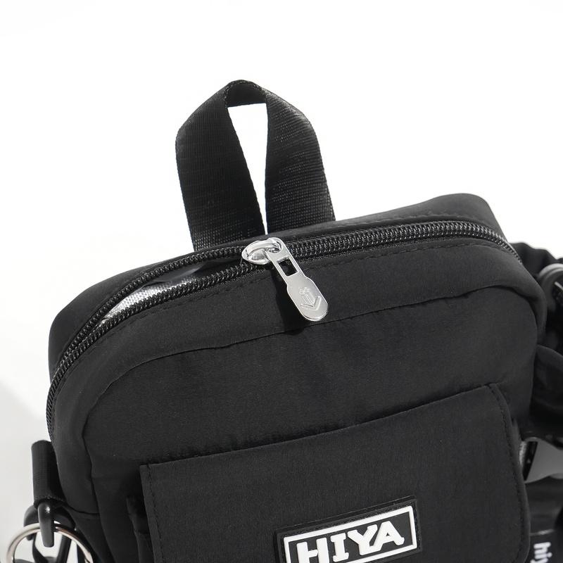 Unisex Nylon Crossbody Bag Multi Pocket Casual Shoulder Handbag for Travel Work