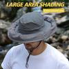Cappello zanzariera per uomo donna a tesa larga protezione solare cappelli boonie con velo protezione a rete dagli insetti per pesca escursionismo