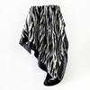 90cm silk scarf zebra pattern women's new arrival bag headscarf shawl artificial silk satin printing square scarf