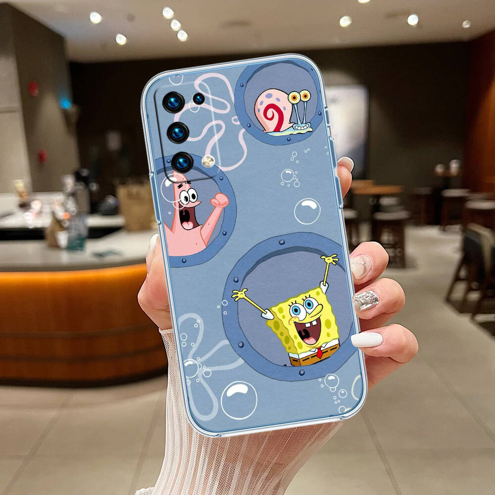 SpongeBob Patrick Star Phone Case for Motorola Edge 20 30 S30 40 50 Fusion Lite Plus Pro Neo Ultra One Hyper Power Action Zoom Macro Vision