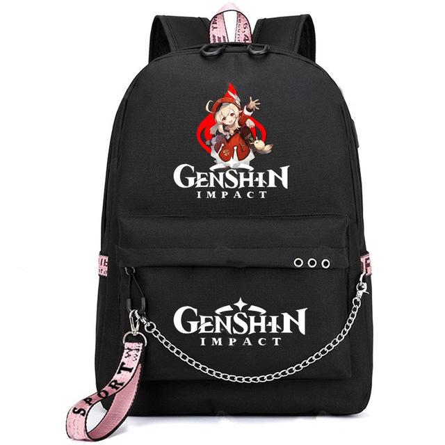 School Season Animation Student Schoolbag, Printed Peripheral Large-Capacity Backpack