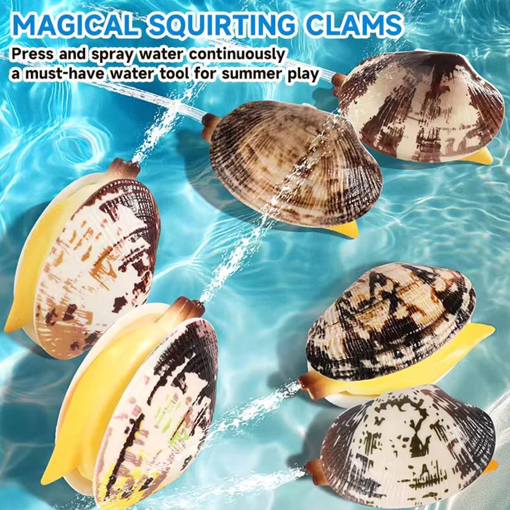 Water-Spraying Clam Toys Tricky Water-Absorbing Marine Shellfish Mini Water Creative Small Gifts For Children April Fool R6D1