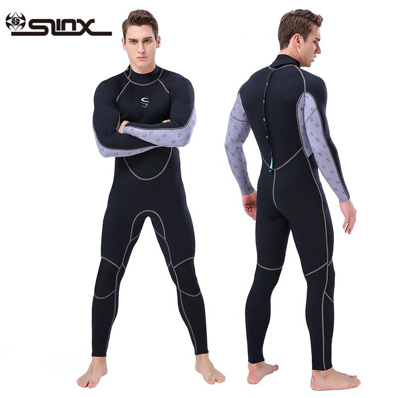 Men's 2018 Full Body Wetsuit: Slinx 2mm Long Sleeve Surf & Snorkel Suit with Sun & Jellyfish Protection