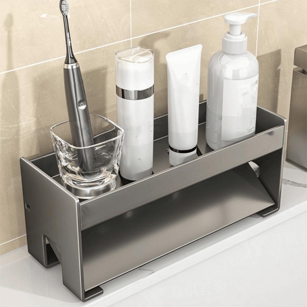 Rustproof Sink Drain Rack Ventilated Sink Sponge Holder Sink Storage Organizer  Bathroom