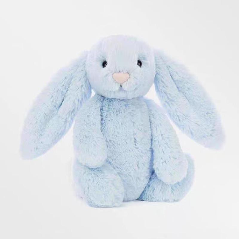 

Плюшева іграшка Кролик Jellycat з наповнювачем з волокна бавовни для дітей та колекціонерів синій