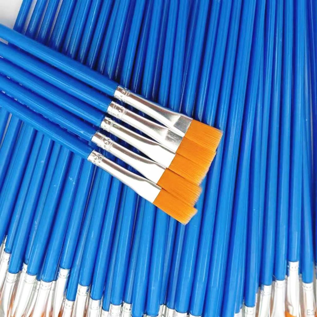 Acrylic Paint Brushes Set Nylon Hair Oil Painting Crafts