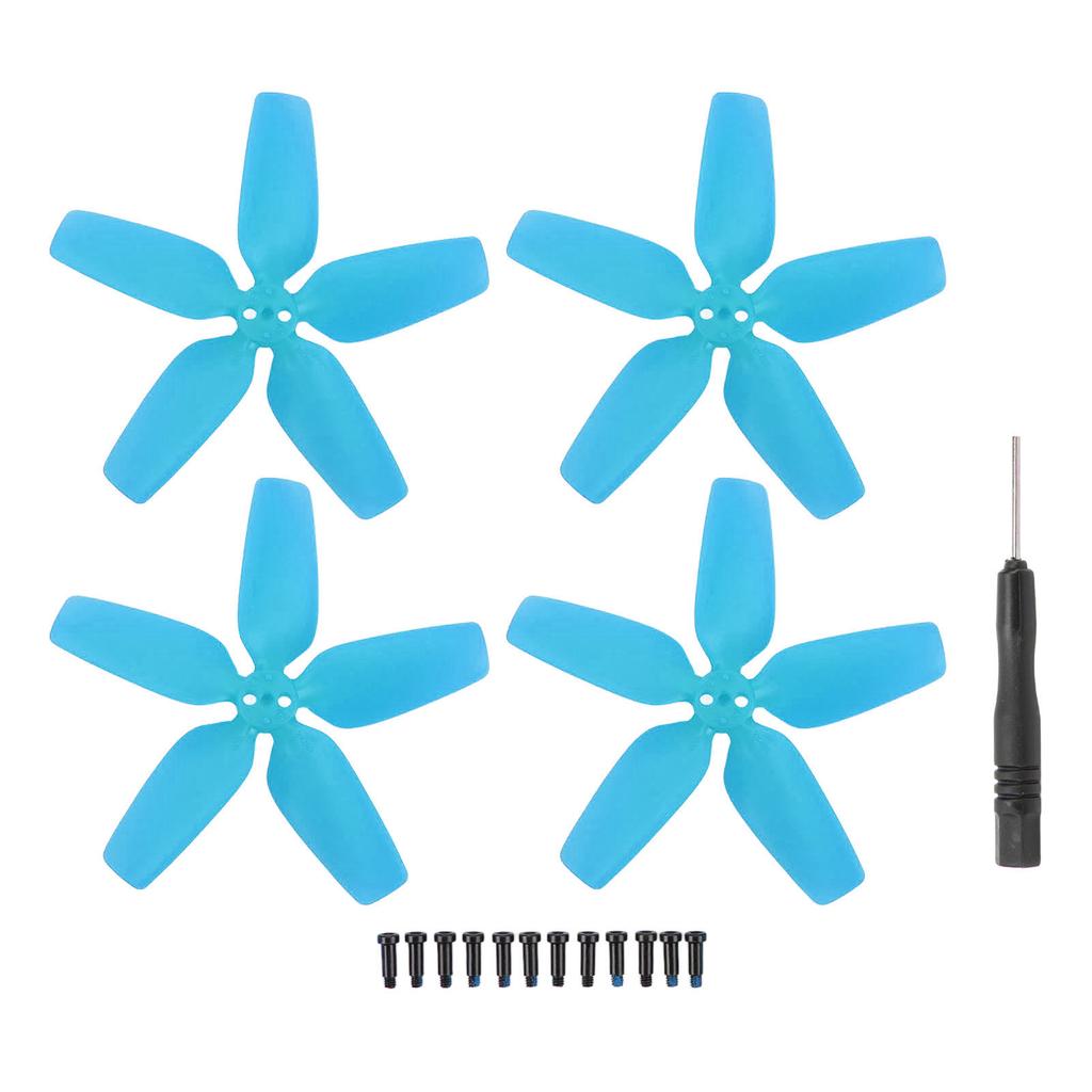 4Pcs Drone Propellers Plastic Light Weight High Stability Bright Color for Avata Propellers with Screw Screwdriver