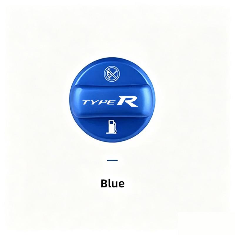 Alloy Car Fuel Tank Cap For Honda Tyre R Emblem Accord CRV Civic City Odyssey Gas Oil Tank Filler Lid Dustproof Cover Decoration