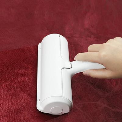 2-Way Pet Hair Remover Roller Removing Dog Cat Hair From Furniture Self-cleaning Lint Pet Hair Remover One Hand Operate