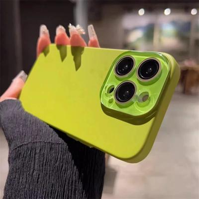 Funda protectora de lente de cobertura total mate, sencilla y agradable para la piel, para iPhone 16, 15, 14, 13, 12, 11 Pro Max y 15 Plus, carcasa rígida de PC ultrafina