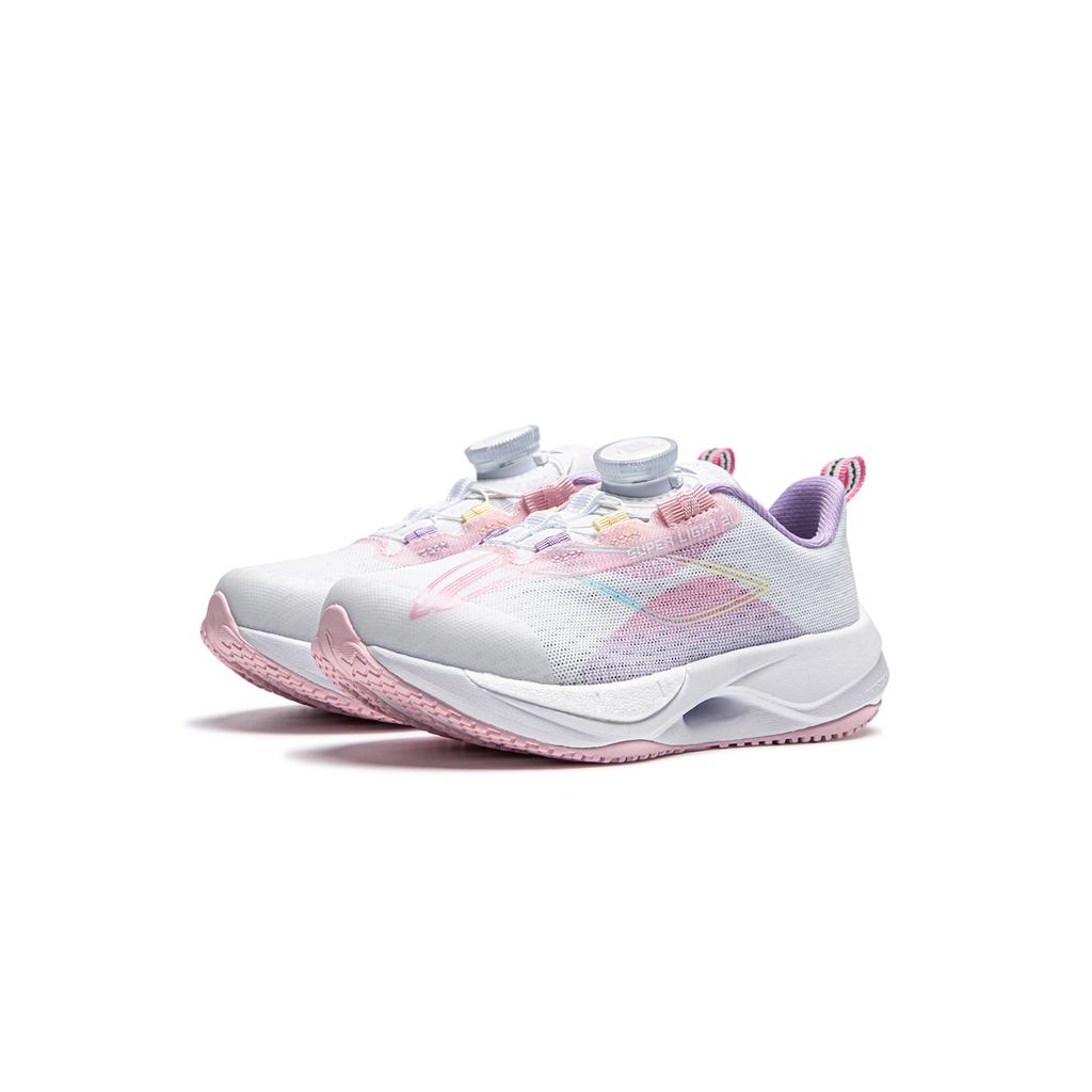 Li Ning Lightweight High Resilience Durable Low Top Kids Casual Shoes Kids Casual Shoes Pink YKNU066-2