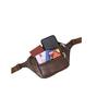 Noora Dark Brown Leather Men & Women Waist Bag Fanny Bag Travel Pouch Passport Holder Pouch