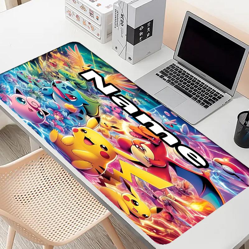 Özel İsim Kişiselleştirilmiş Anime Desenli Mouse Pad, Dizüstü Bilgisayar Masa Matı, Ev için Dekoratif Masa Matı Klavye Altlığı Hediye