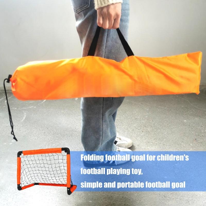 Foldable Soccer Net Kids Soccer Goals Easy To Install Soccer Goal Training Equipment for Youth Game Sports