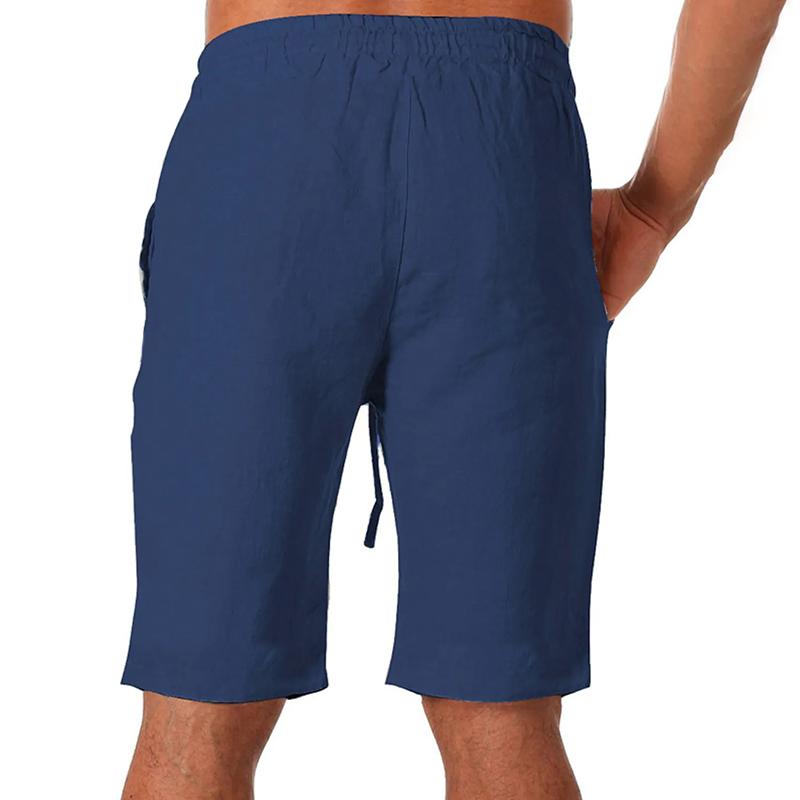 1Pc Solid Color Soft Mens Clothes Summer Cotton Breathable Streetwear Fitness Men's Shorts Pants